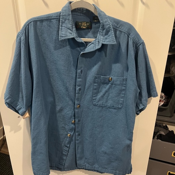 Vintage Orvis Shirt Short Sleeve Button Down - Picture 1 of 3